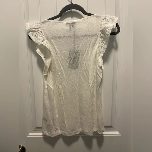 Paige
Women’s size Small
NWT
Giulia Tank
Women's White Lace Sleeve Top - Picture 2 of 5
